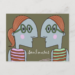 Soulmates Postcard