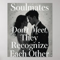 Soulmates Romantic Love Quote Art