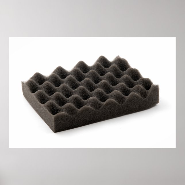 Sound absorbing panel poster (Front)