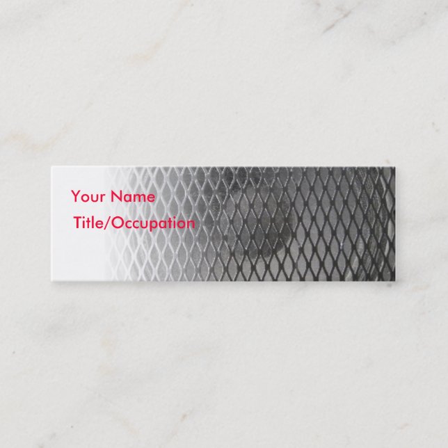 Sound Band Amp Speaker Music Mini Business Card (Front)