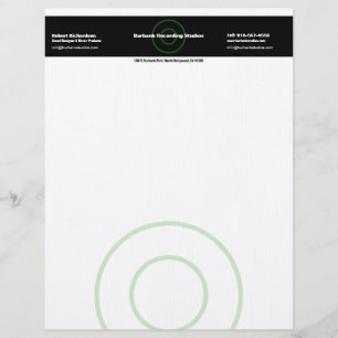 Sound Designer Letterhead