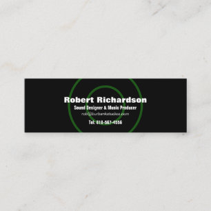 Sound Designer Mini Business Card