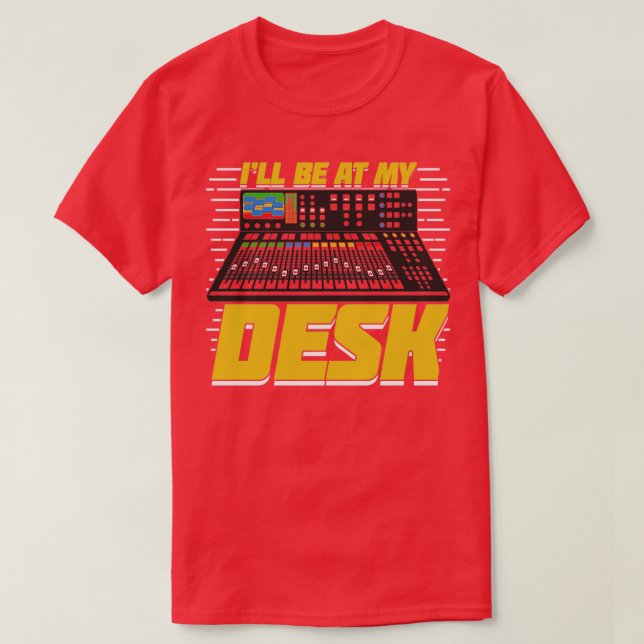 Sound Engineer Audio Technician Gift  T-Shirt (Design Front)