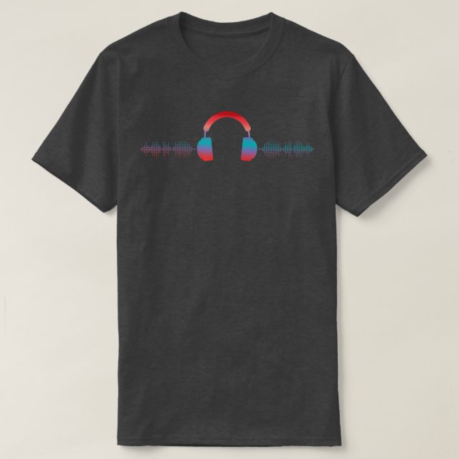 Sound Engineer Audio Wave Audio Engineer Music Lov T-Shirt (Design Front)