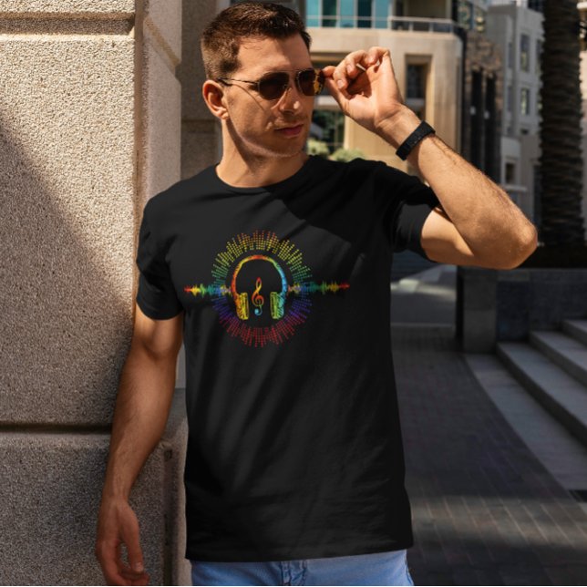 Sound Engineer Audio Wave Audio Engineer Music T-Shirt (Creator Uploaded)