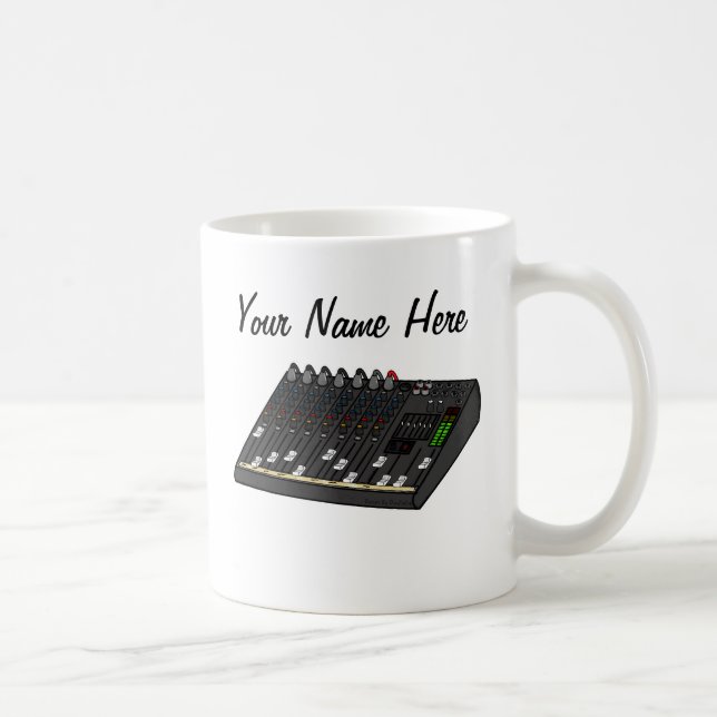 Sound Engineer Custom Mug Musician Sound Guy Gift (Right)