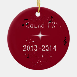 Sound FX show choir Ceramic Ornament