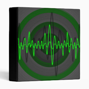 Sound Green Dark ring classeur noir