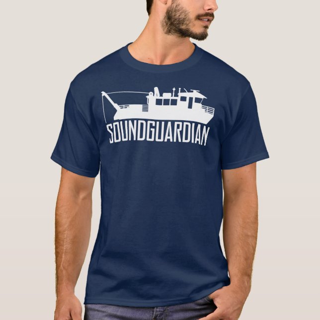 Sound Guardian Mens Navy Blue T-Shirt (Front)