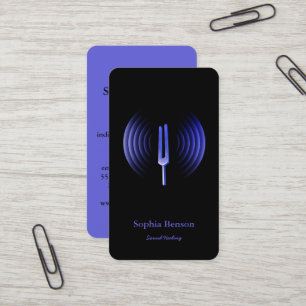 Sound Healing Music Speech Tibetans Singing Bowl Business Card