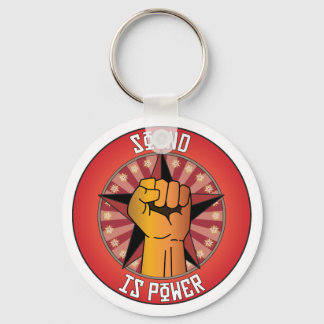 Sound Is Power Keychain