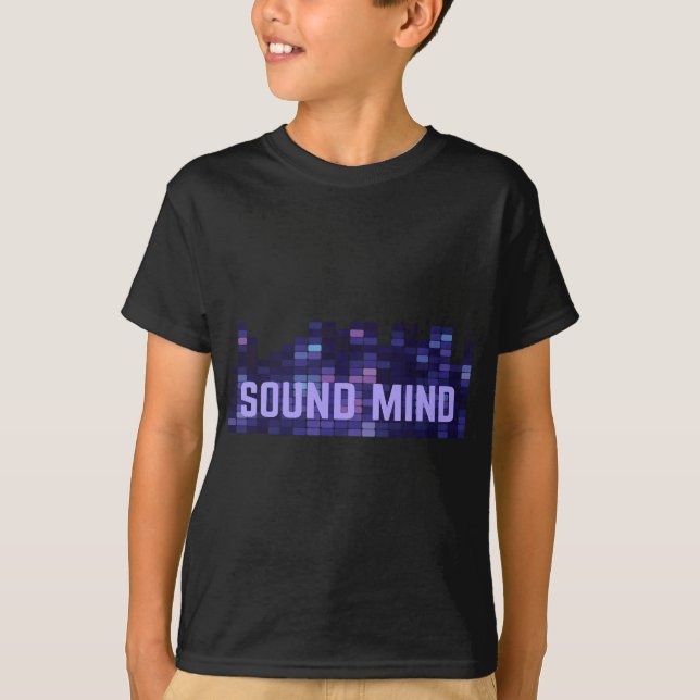 Sound Mind LED Flashing Audio Control Night Club T-Shirt (Front)
