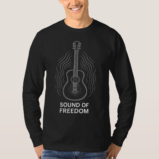 Sound of Freedom – Sacred Strings T-Shirt (Front)