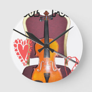 Sound of love hakuna matata valentine round clock