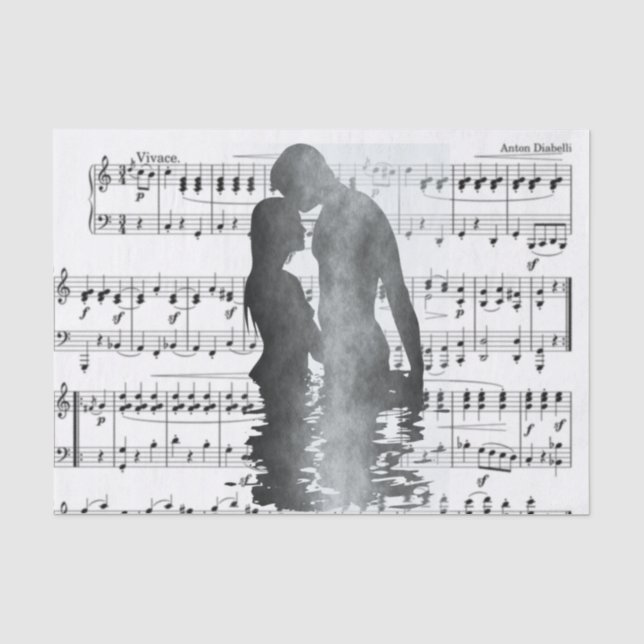 Sound of Love Tissue Paper (Front)