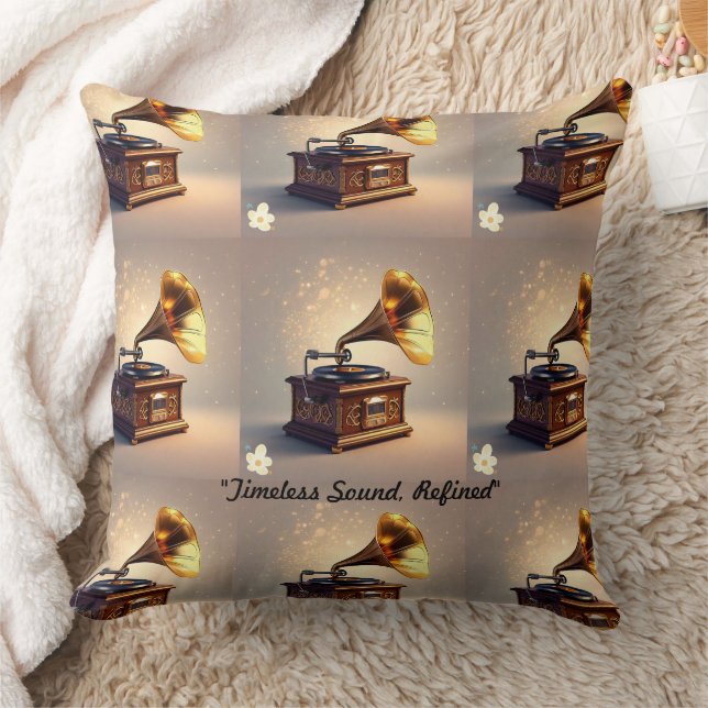 "Sound of Sophistication" Throw Pillow (Blanket)