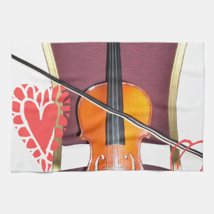 Sound of  v love hakuna matata valentine kitchen towel