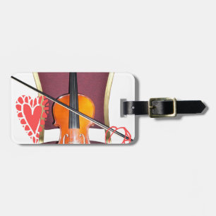 Sound of  v love hakuna matata valentine luggage tag