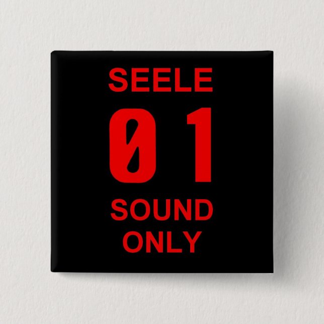 sound only 2 inch square button (Front)