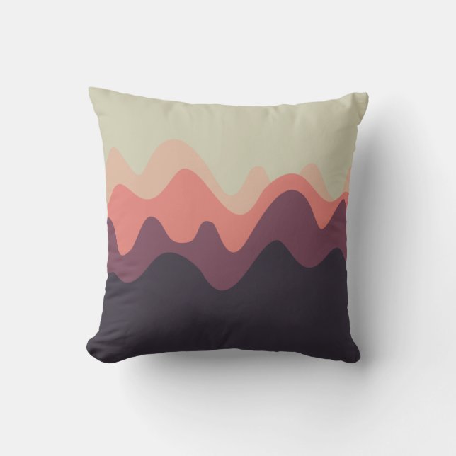 Sound Sketch 01 Throw Pillow (Front)