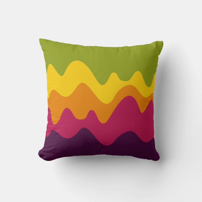 Sound Sketch 05 Throw Pillow (Front)