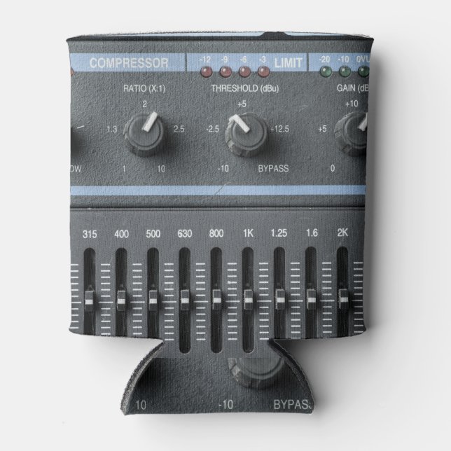 Sound Studio: Colourful Buttons Image. Can Cooler (Front)