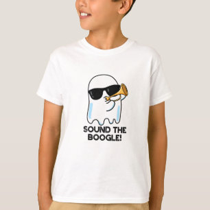 Sound The Boogle Funny Ghost Bugle Pun T-Shirt