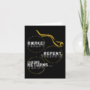 Sound the Shofar Fall Feasts Yom Teruah Day of Tru Card