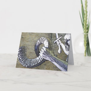 Sound The Shofar Holiday Card