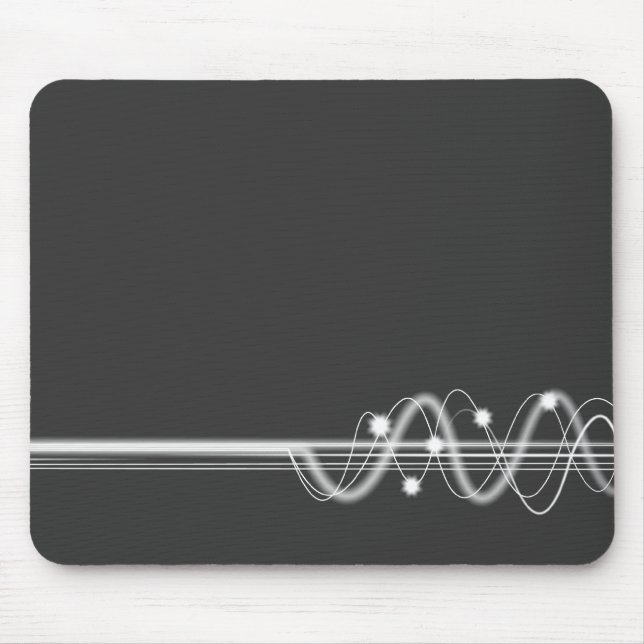 Sound Wave - Dark Grey Mouse Pad (Front)