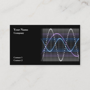 Sound Wave Design 01 - cartes de visite