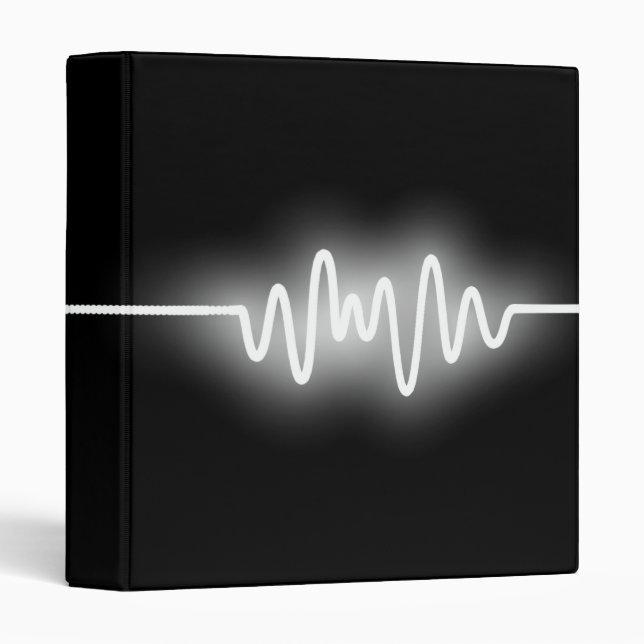 Sound Wave - White and Black Binder (Front/Spine)