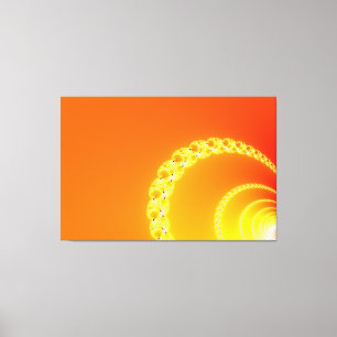Sound Waves Fractal Art Canvas Print