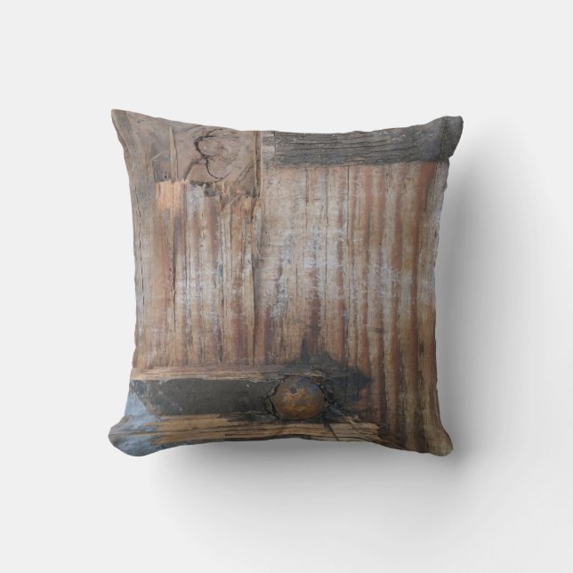 Sound Wood I Throw Pillow (Front)
