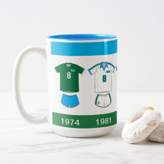 Sounders Jersey History Two-Tone Coffee Mug
