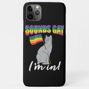 Sounds Gay I'm In Cat iPhone 11 Pro Max Case
