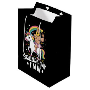 Sounds Gay Im In  Medium Gift Bag