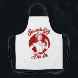 Sounds Gay I'm In Vintage Lesbian Cowgirl Howdy  Apron<br><div class="desc">Sounds Gay I'm In Vintage Lesbian Cowgirl Howdy</div>