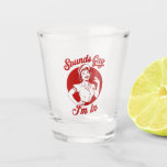 Sounds Gay I'm In Vintage Lesbian Cowgirl Howdy  Shot Glass<br><div class="desc">Sounds Gay I'm In Vintage Lesbian Cowgirl Howdy</div>