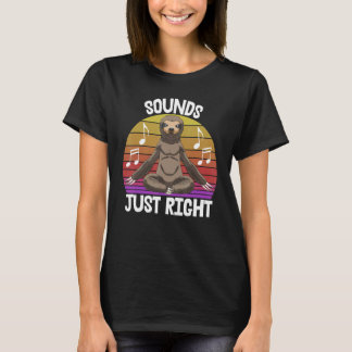 Sounds Just Right Lazy  Sleepy Head Sloth Love Wom T-Shirt