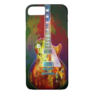 Sounds of music. Colourful guitar Case-Mate iPhone Case