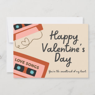 Soundtrack Of My Heart Valentine's Day Card