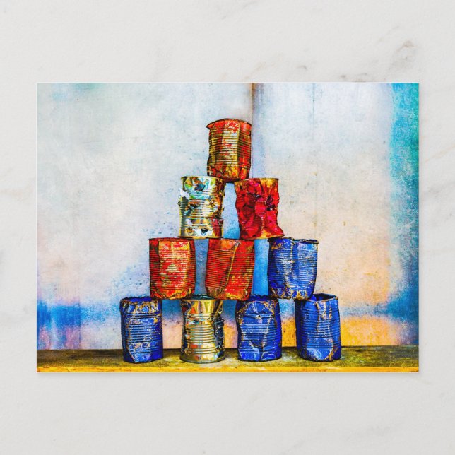 Soup Cans - After The Lunch Postcard (Front)