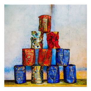 Soup Cans - After The Lunch Poster