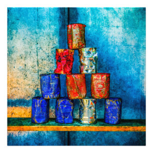 Soup Cans - Square Meal Photo Print