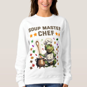  Soup Master Chef Funny Frog T-shirt Sweatshirt T