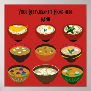 Soup Menu, Value Poster Paper (Matte)