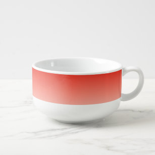 Soup mug with Red gradient