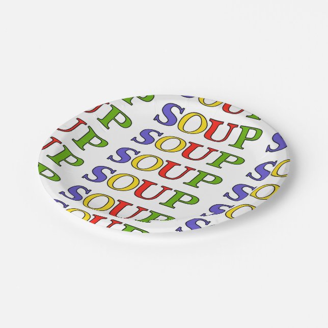 SOUP PAPER PLATE (Angled)