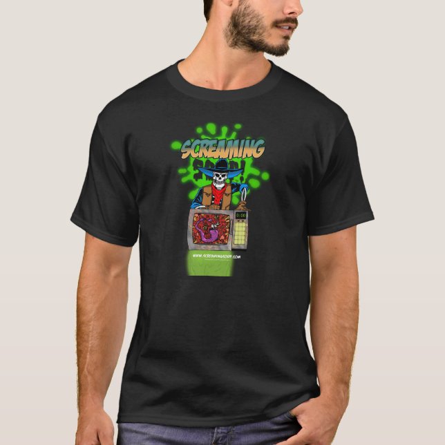SOUPE CRIARDE ! T-shirt de logo de micro-onde de (Devant)